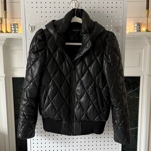 Generation Love Black Quilted Puffer Jacket